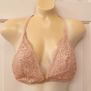 Large Lace Tan Victoria Secret Bralette